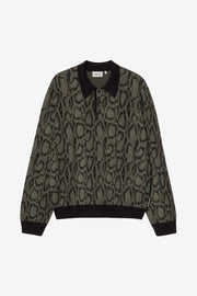 CARHARTT WIP LS Snake polo snake camo leaf