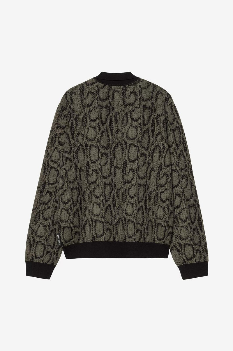 CARHARTT WIP LS Snake polo snake camo leaf