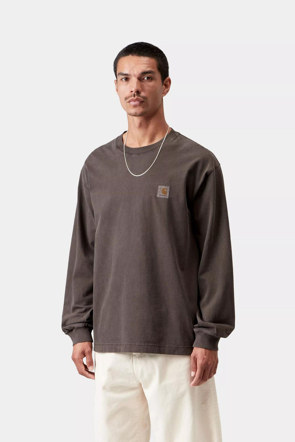 CARHARTT WIP LS vista t-shirt tobacco