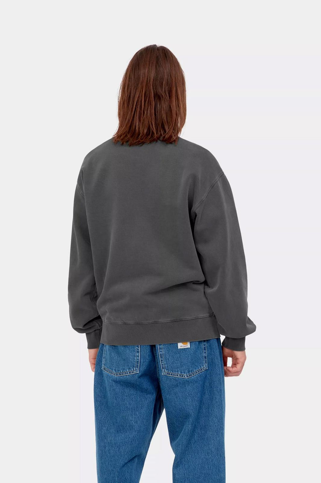 CARHARTT WIP Nelson crewneck sweater cotton washed black