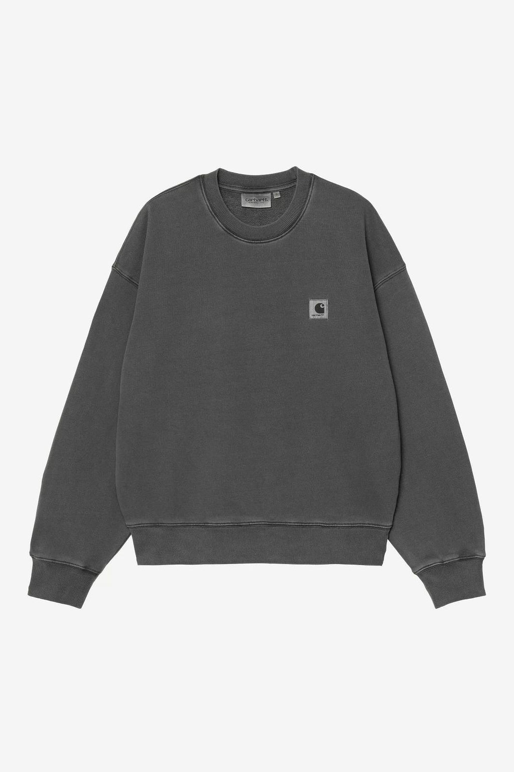 CARHARTT WIP Nelson sweatshirt black garment dyed