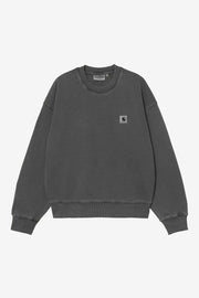 CARHARTT WIP Nelson sweatshirt black garment dyed