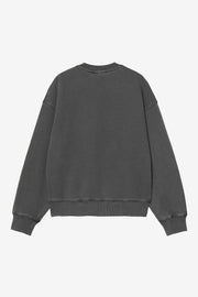 CARHARTT WIP Nelson sweatshirt black garment dyed