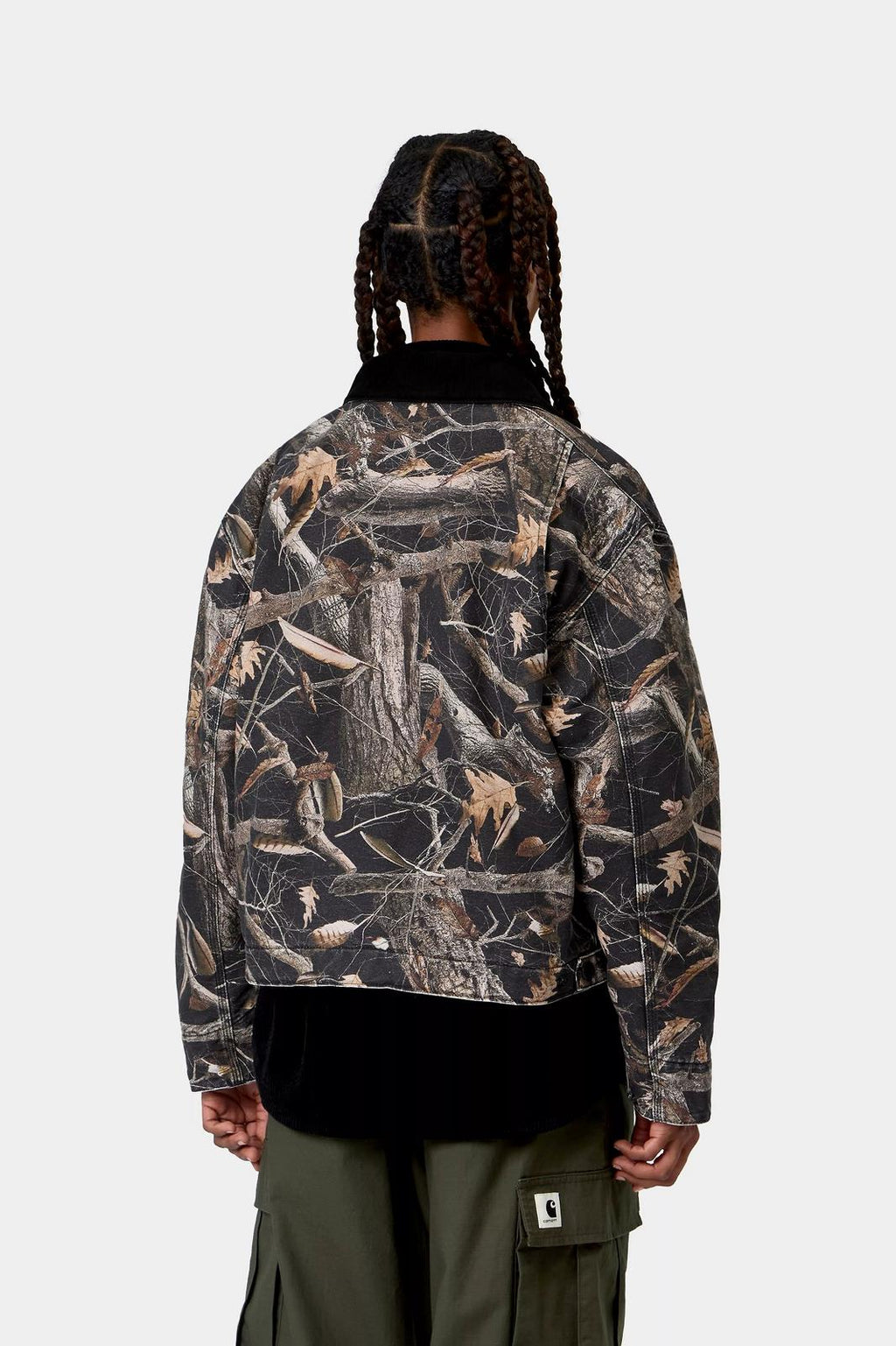 CARHARTT WIP OG Detroit jacket camo feather tree