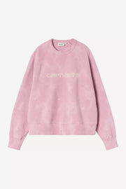 CARHARTT WIP Painter sweat hortensia splatter