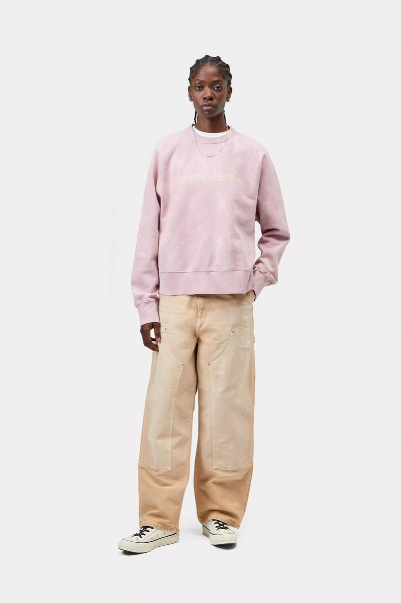CARHARTT WIP Painter sweat hortensia splatter