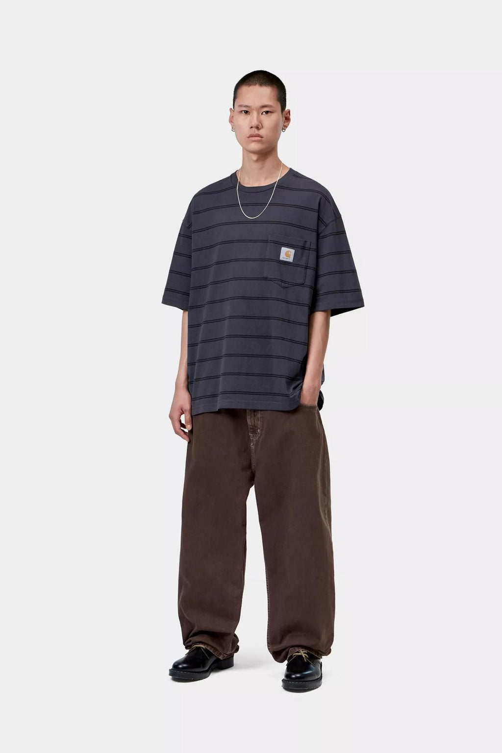 CARHARTT WIP SS Cardona pocket t-shirt dark navy