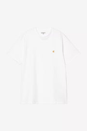 CARHARTT WIP SS Chase t-shirt white gold