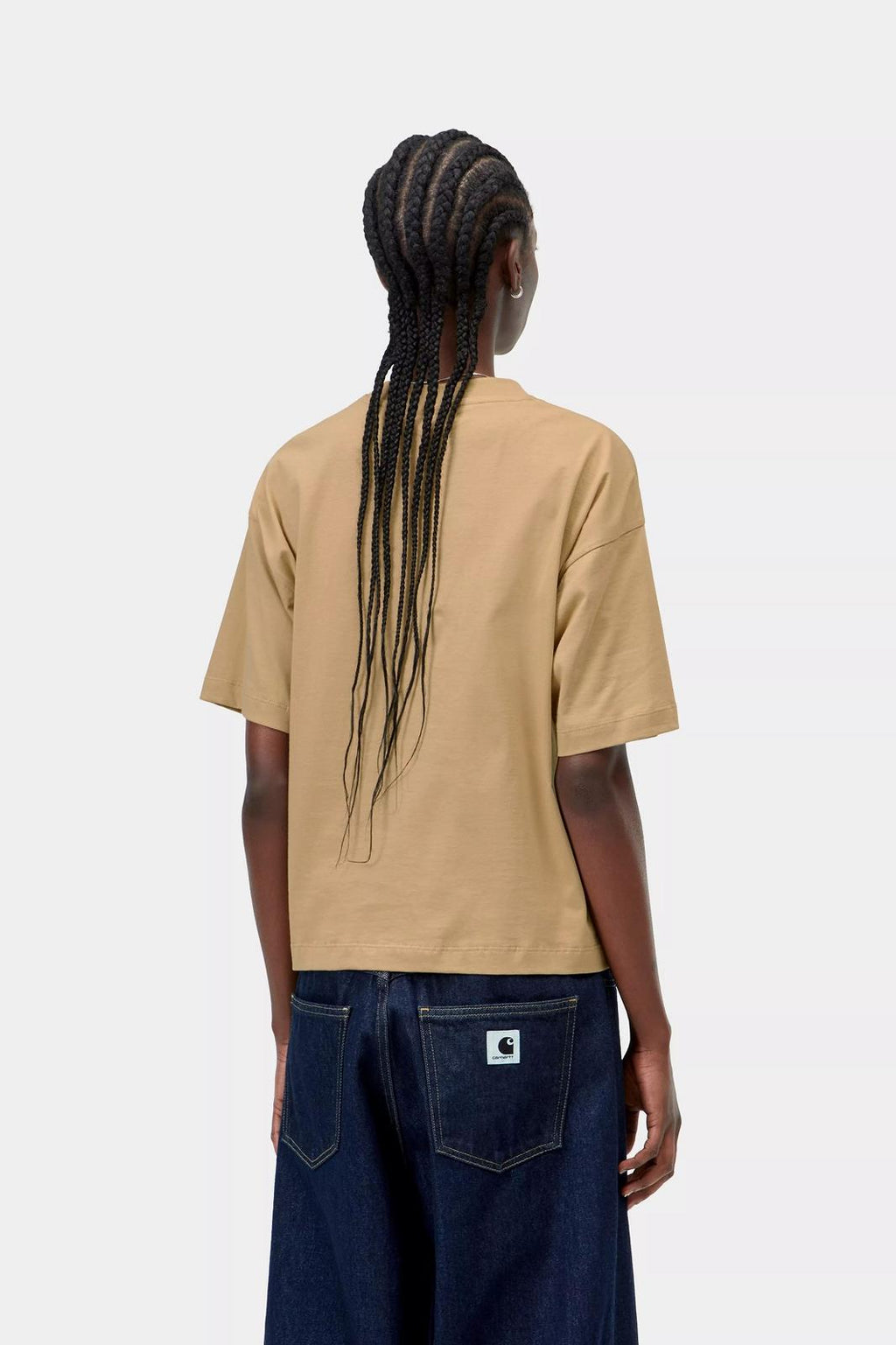 CARHARTT WIP SS Chester t-shirt dusty brown