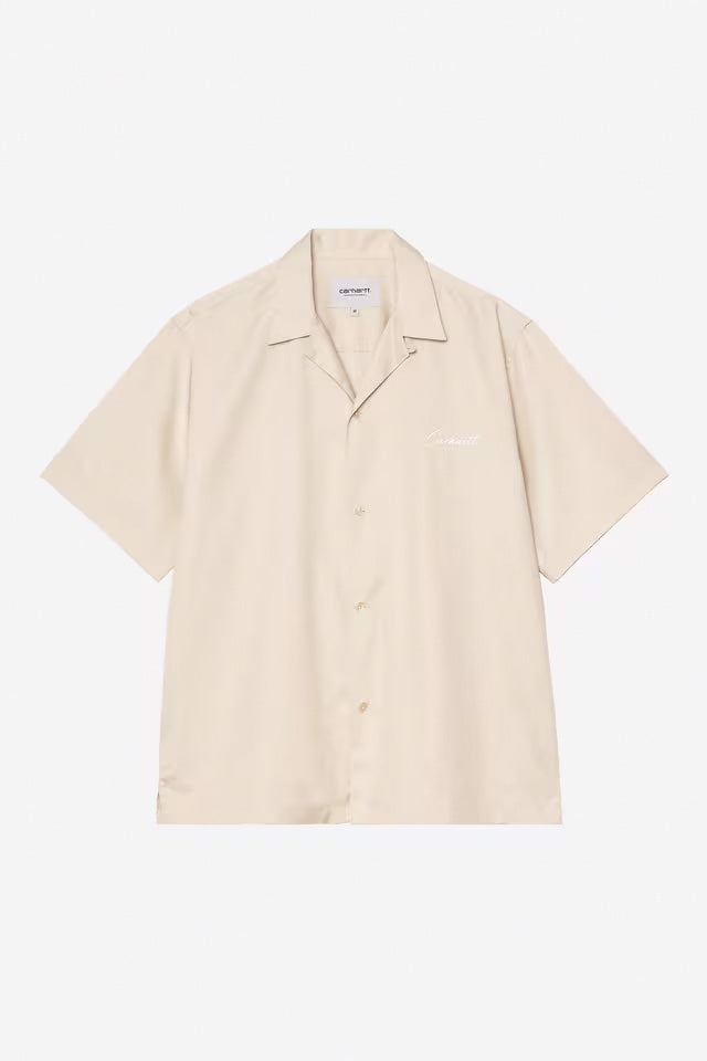 CARHARTT WIP SS Delray shirt stone white