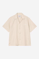 CARHARTT WIP SS Delray shirt stone white