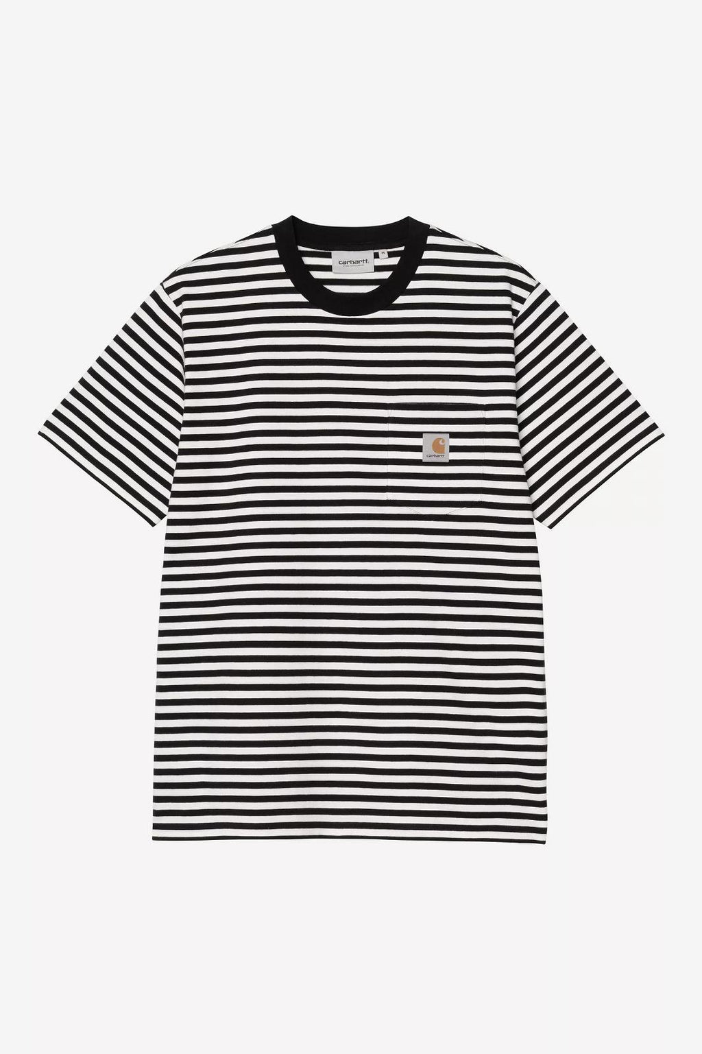 CARHARTT WIP SS Ezra pocket t-shirt stripe black wax