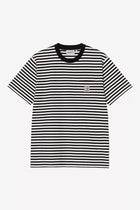 CARHARTT WIP SS Ezra pocket t-shirt stripe black wax