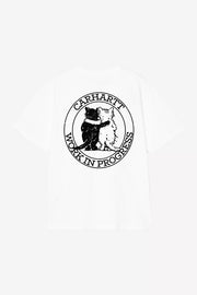 CARHARTT WIP SS Hugging cats t-shirt white