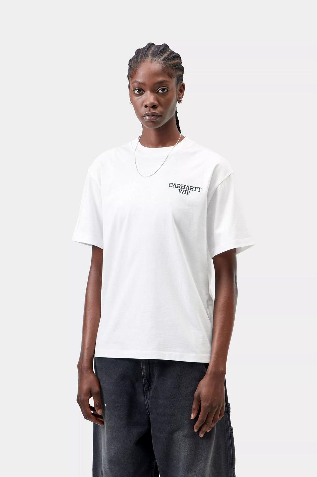 CARHARTT WIP SS Hugging cats t-shirt white