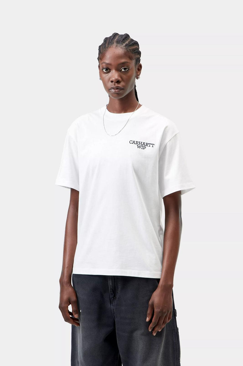 CARHARTT WIP SS Hugging cats t-shirt white