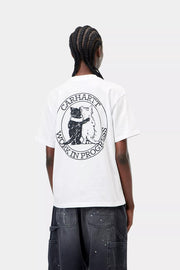 CARHARTT WIP SS Hugging cats t-shirt white