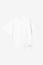 CARHARTT WIP SS Link script t-shirt white black