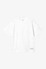 CARHARTT WIP SS Link script t-shirt white black