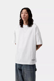 CARHARTT WIP SS Link script t-shirt white black
