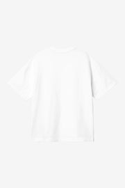 CARHARTT WIP SS Link script t-shirt white black