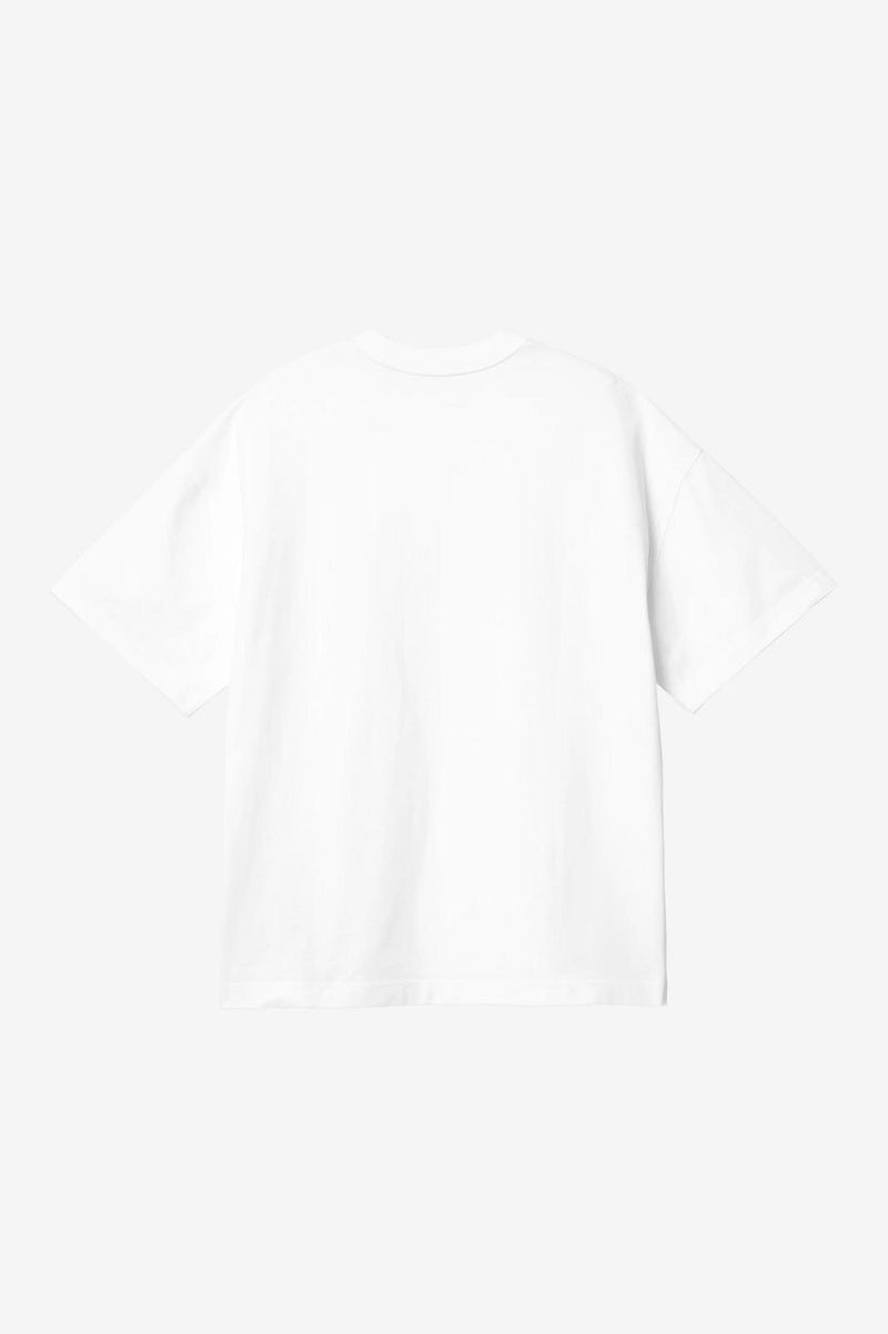 CARHARTT WIP SS Link script t-shirt white black