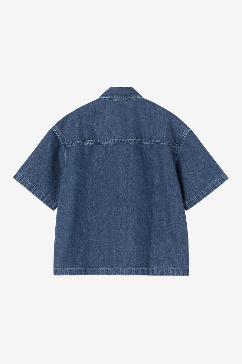 CARHARTT WIP SS Lovilia shirt blue stone washed
