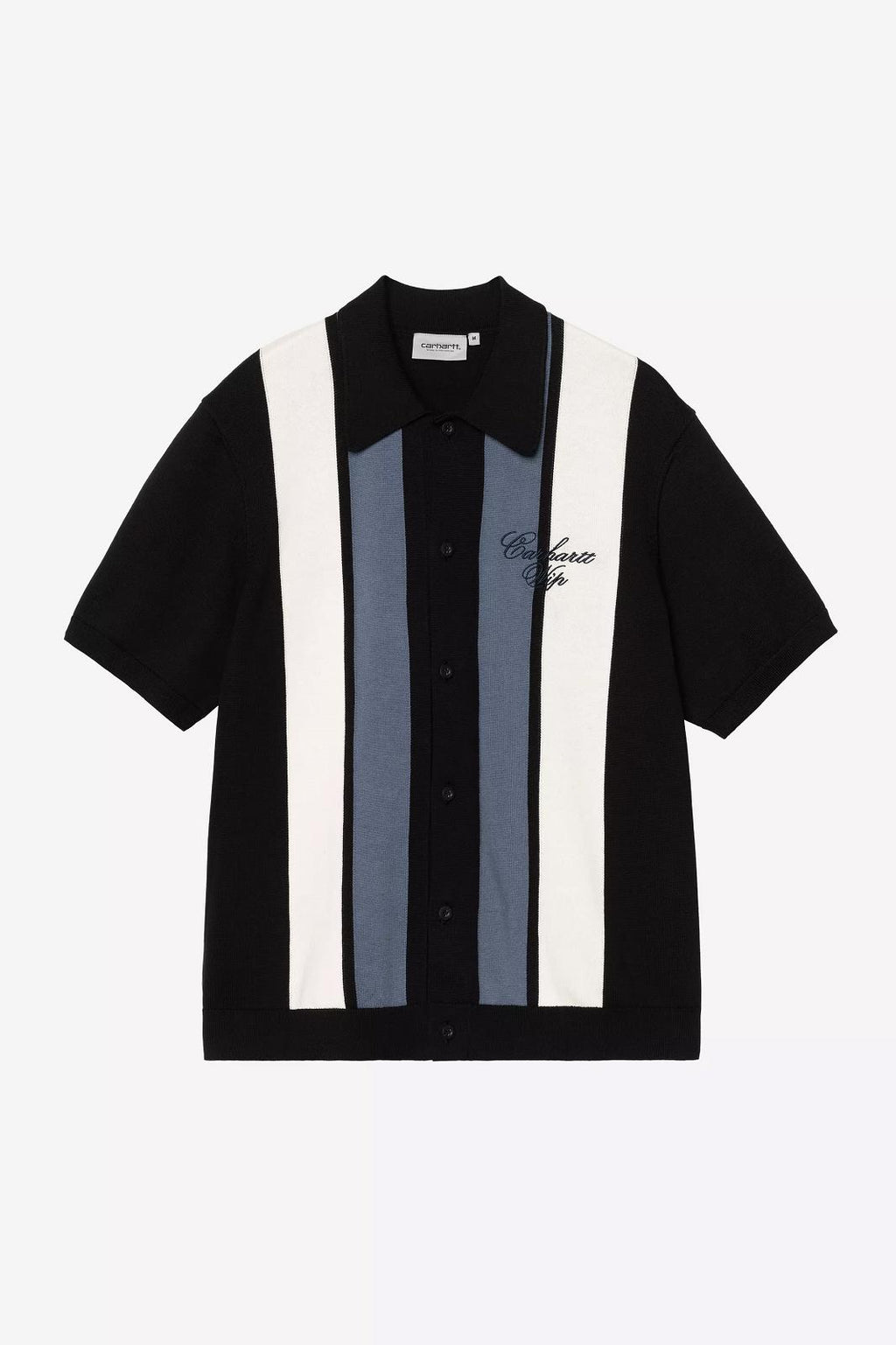 CARHARTT WIP SS Mello knit shirt stripe black