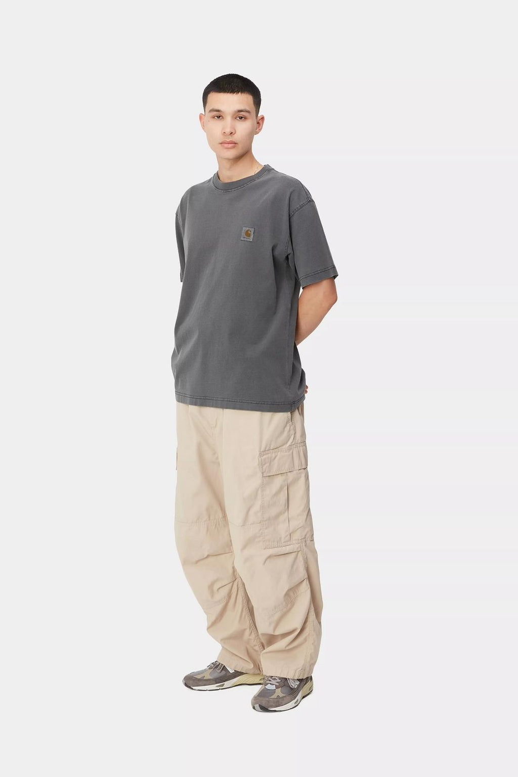 CARHARTT WIP SS Nelson t-shirt washed black