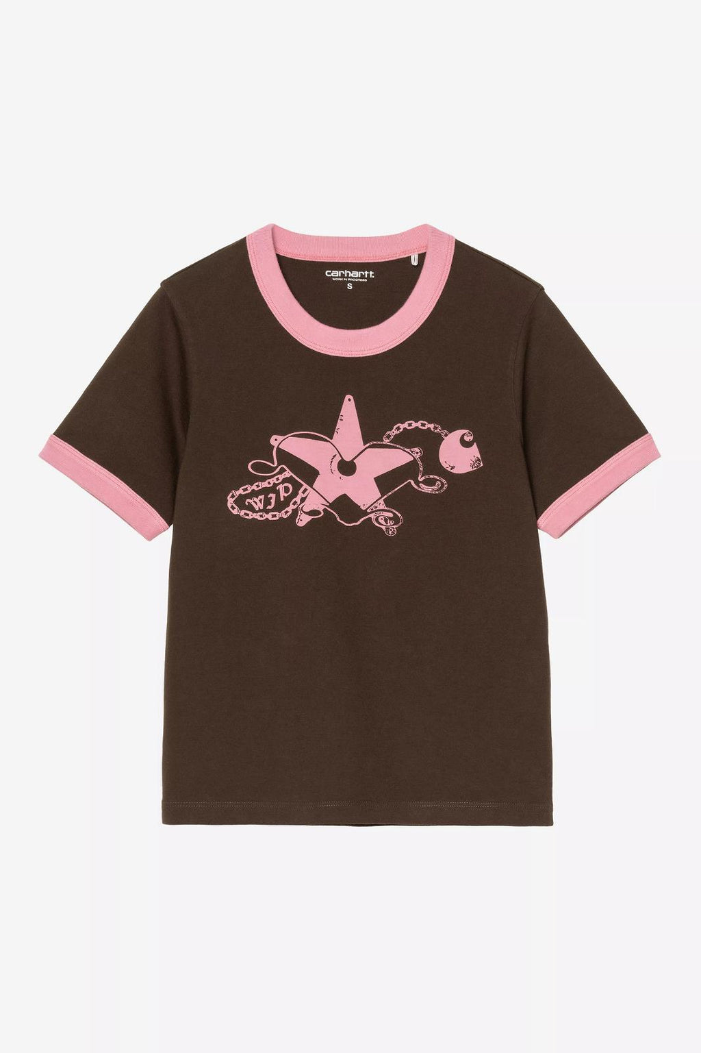 CARHARTT WIP SS Outlaw star ringer t-shirt tobacco havana