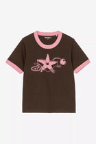 CARHARTT WIP SS Outlaw star ringer t-shirt tobacco havana