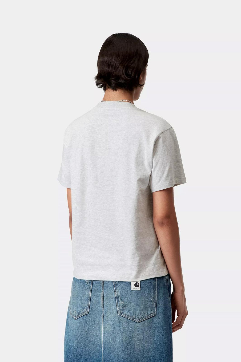 CARHARTT WIP SS Pocket heart t-shirt ash heather grey