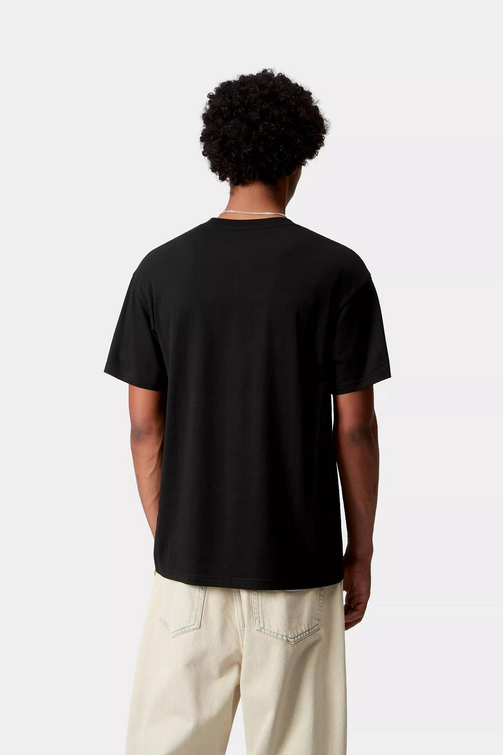 CARHARTT WIP SS pocket heart t-shirt black red