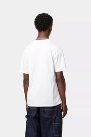 CARHARTT WIP SS Pocket heart t-shirt white red