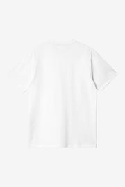 CARHARTT WIP SS Pocket heart t-shirt white red