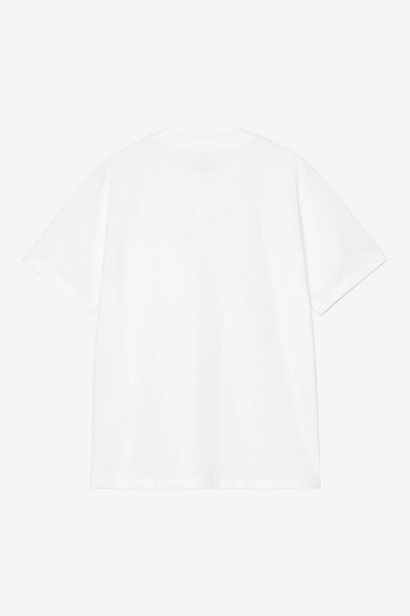 CARHARTT WIP SS Pocket heart t-shirt white red