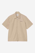 CARHARTT WIP SS Postal zip shirt iroko