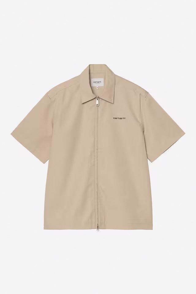 CARHARTT WIP SS Postal zip shirt iroko