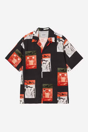 CARHARTT WIP SS Sean Hamilton shirt print black