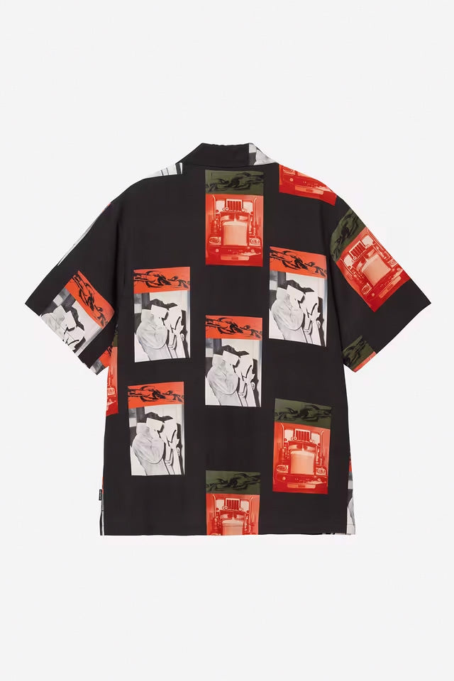 CARHARTT WIP SS Sean Hamilton shirt print black