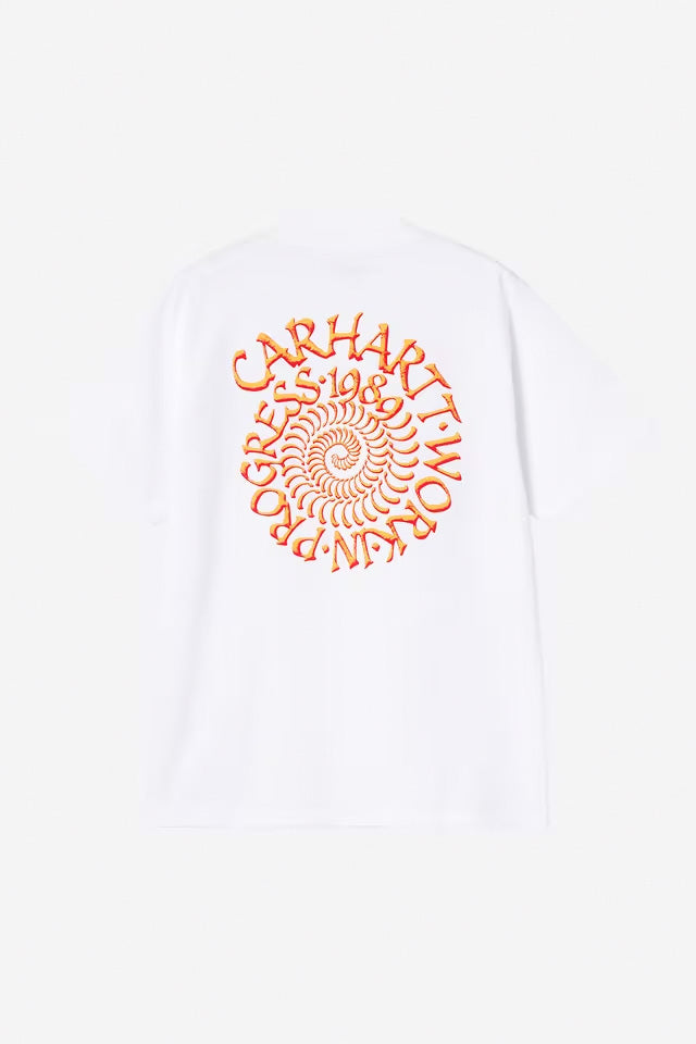CARHARTT WIP SS Spirals t-shirt white
