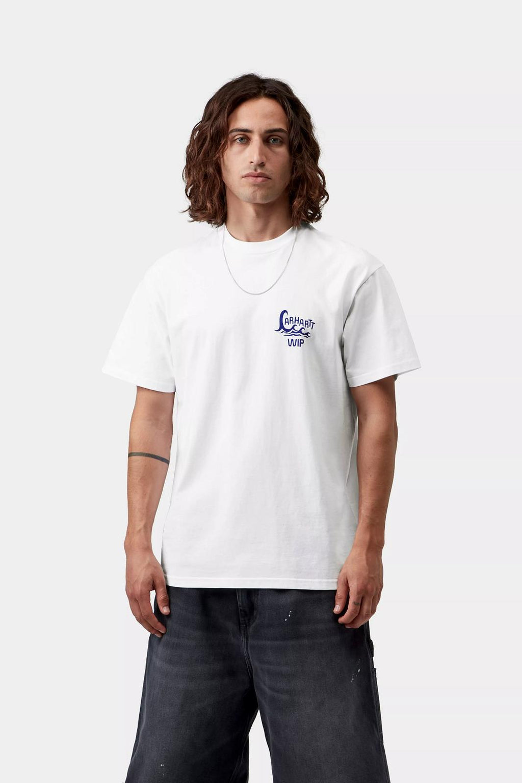 CARHARTT WIP SS Waves t-shirt white