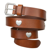 CARHARTT WIP Tylor belt cognac silver