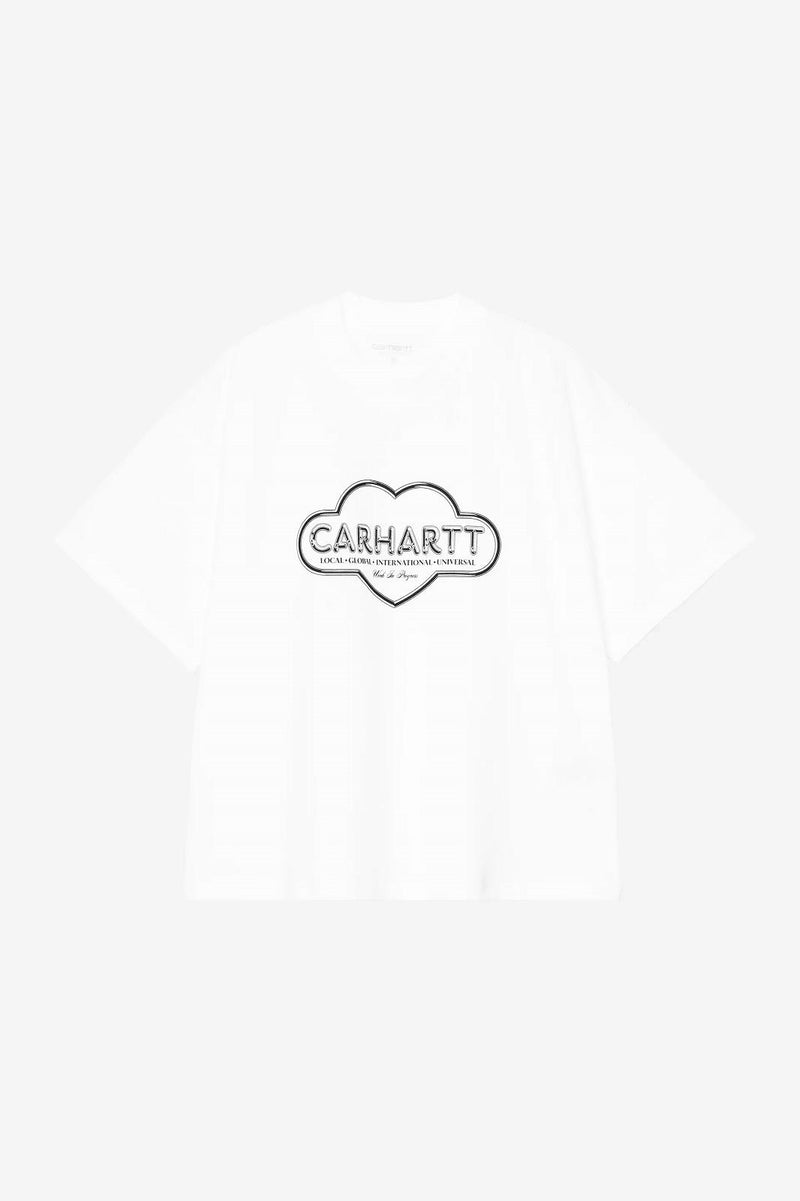 CARHARTT WIP W' SS Cloud heart t-shirt white