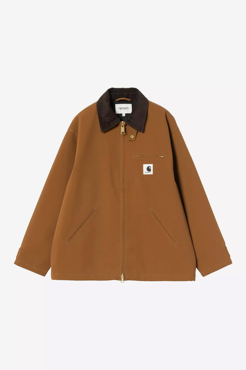CARHARTT WIP Women's clark jacket hamilton brown tobacco