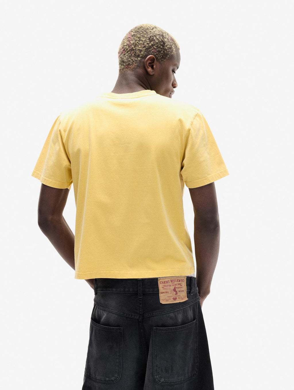CARNE BOLLENTE Diva t-shirt yellow