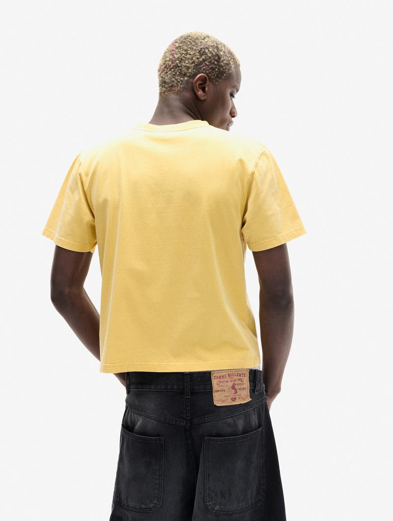 CARNE BOLLENTE Diva t-shirt yellow