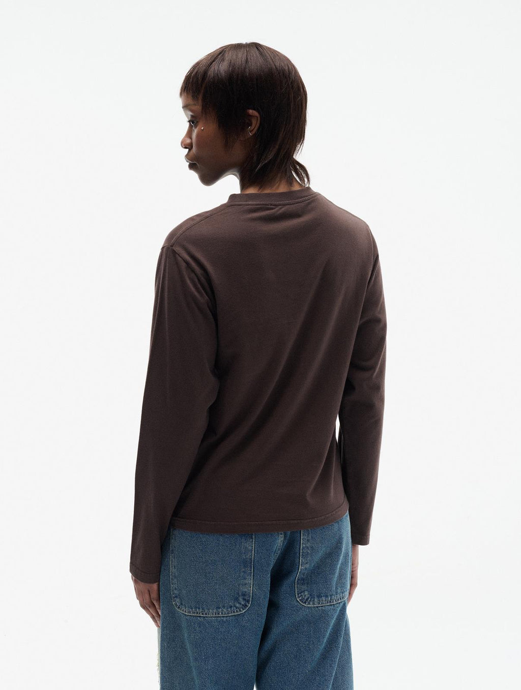 CARNE BOLLENTE How's that sound? longsleeve t-shirt off brown