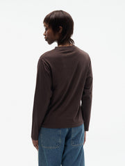 CARNE BOLLENTE How's that sound? longsleeve t-shirt off brown