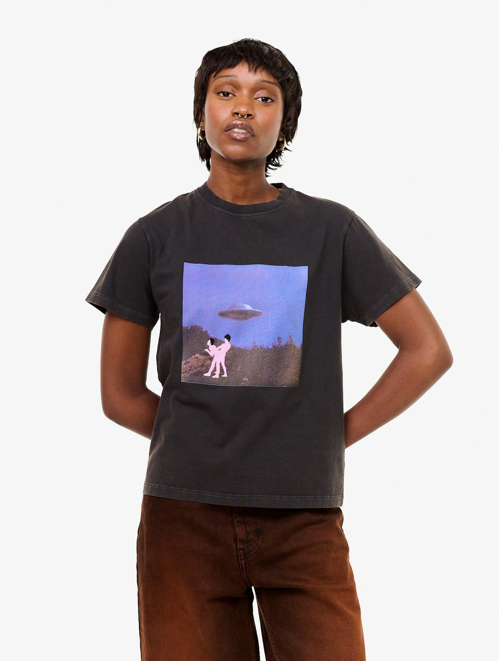 CARNE BOLLENTE I came from outerspace t-shirt off black